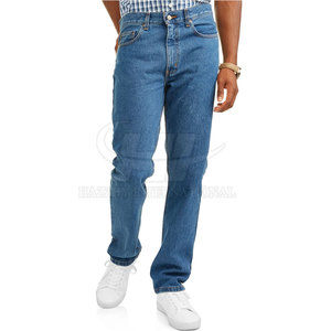 Custom Made Casual Mid Waist <b>Men's</b> <b>Jeans</b> Pants 100% Cotton Quick Dry Breathable Lightweight High Quality Private Label - Product Image 3