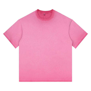Camisetas Extra Grandes de Estilo Vintage con Lavado Ácido para Hombre, Camisetas de Algodón para Uso Diario, Estilo Veraniego, Moda Premium, Ajuste Cómodo y de Calidad - Product Image 2