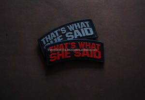 Parche de etiqueta de goma de Pvc personalizado de alta calidad al por mayor, parche de silicona transpirable para ropa, insignias de Pvc suave, tela de sarga - Product Image 6