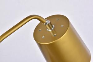 Lámpara de Mesa Moderna de Latón con Pantalla Negra, Adorno Contemporáneo para Escritorio y Mesita de Noche - Product Image 6