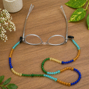 Correa para Gafas con Cuentas Coloridas Jaunty ES-1185, Diseño Antideslizante, Patrón Floral, 70 cm de Largo, para Accesorios de Gafas de Sol - Product Image 2