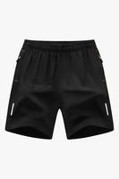 Shorts de sport d'été pour hommes en tissu Oxford tissé, couleur unie, séchage rapide, respirant, décontracté, taille mi-haute, pour la course et le fitness
