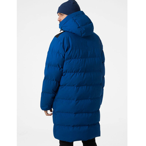 Men's Long Hooded Down Puffer Jacket Windproof <b>Thick</b> <b>Winter</b> <b>Coat</b> Blue Casual Zipper Closure Regular Fit - Product Image 4