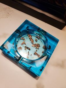 Stylish Resin <b>Ashtray</b> Decorative Smoking Tray For Restaurant Cafe Bar Countertop Interior Accessories - Product Image 1