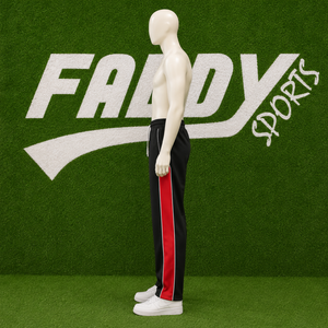 Pantalon de survêtement streetwear pour homme de haute qualité, personnalisé, à rayures latérales, coupe ample, décontracté, jambe large, style jogger - Product Image 4