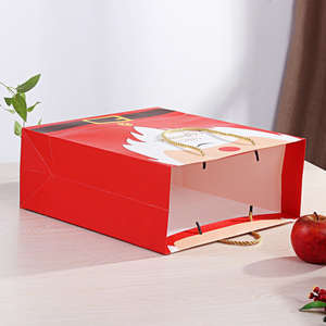 Caja de Regalo Navideña de Papel Kraft Reciclable de Lujo con Relieve para Snacks Gigantes, Suministro al por Mayor para Novias - Product Image 4