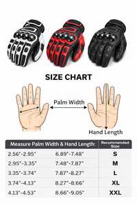 Guantes de Motociclismo Unisex de Cuero, Protección Completa para los Dedos y la Palma, Equipo de Motocross - Product Image 4