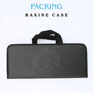 Kit d'outils de fermeur robuste en étui, comprenant un outil de débarrassage de clous, une pince à sabots, un marteau de fermeur tranchant et une râpe double face en acier inoxydable - Product Image 5