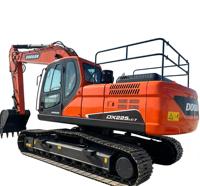 Excavatrice sur chenilles Doosan DX225LC-7, pelle hydraulique, excavatrice sur chenilles PLC, puissance de creusement élevée, moteur hydraulique intelligent