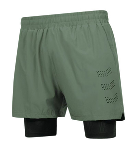 Wholesale Quick Dry Men Double <b>Layers</b> Shorts Lightweight Sport Two <b>Layers</b> Shorts Polyester Breathable 2 Pieces Running Shorts - Product Image 1