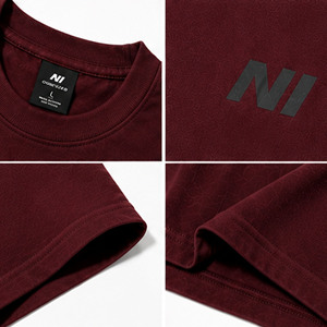 Camiseta de Hombre OEM, Talla Grande, 100% Algodón, Cuello Redondo, Manga Corta, Estilo Casual Urbano, Tejido Jersey Transpirable, Logotipo Estampado en la Parte Delantera - Product Image 5