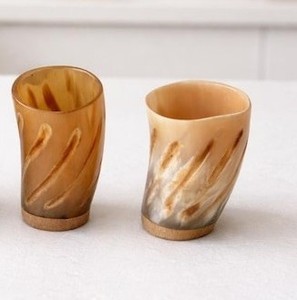 Handcrafted Natural Buffalo Horn Glass Rustic Drinking <b>Cup</b> Viking Horn <b>Espresso</b> <b>Cup</b> Vintage Style Eco Friendly Beverage Glass - Product Image 3