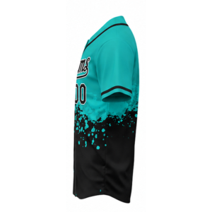 Nueva Camiseta de Béisbol Unisex Personalizada para Adultos, Corte Ajustado, Transpirable, de Secado Rápido, Cuello Redondo, 100% Poliéster, Impresión Digital para Equipos - Product Image 3