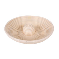 Panier de levage pour pain en rotin naturel blanchi, avec doublure, pour boulangeries professionnelles et domestiques, en provenance du Vietnam