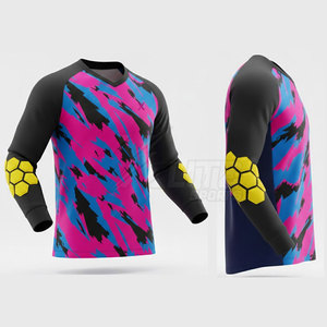 Durable Breathable Plus Size <b>Long</b> Sleeve Football Goalkeeper Jersey for Men-Athletic Training & <b>Matches</b> - Product Image 6