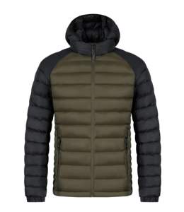 Fully Customized Men's Waterproof Canvas Puffer <b>Jackets</b> Polyester Wadding Filled Winter DDP Shipping - Product Image 6