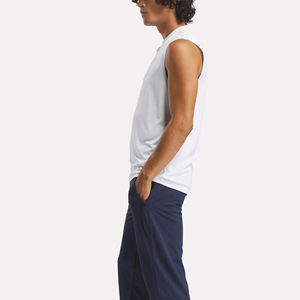 เสื้อกล้ามถักสำหรับผู้ชาย คุณภาพสูง ระบายอากาศได้ดี ผลิตจากใยฝ้ายและใยไผ่ สไตล์ลำลอง เหมาะสำหรับออกกำลังกายที่ยิม รับสกรีนโลโก้-ส่งตรง - Product Image 6