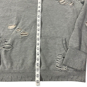 เสื้อฮู้ดดี้สไตล์ใหม่ ผ้าฝ้ายฟลีซ 100% ลุควินเทจฟอกสีแบบแอซิดวอช สำหรับผู้ชายใส่ในฤดูหนาว - Product Image 4