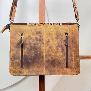 2025 Latest Fashion Hand Tooled Leather Bags Women High Quality Genuine Cowhide Leather Multi-purpose Lady Crossbody Bags - Product Image 5