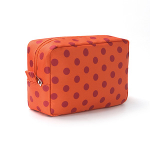 Polka Dot Cosmetic Bag Zipper <b>Makeup</b> Pouch Travel Toiletry <b>Case</b> Small Organizer - Product Image 4