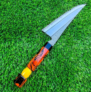 Couteaux de chef LEGACY BLADES de qualité supérieure, forgés à la main en acier à haute teneur en carbone, manche en résine personnalisé, fabricant OEM - Product Image 2