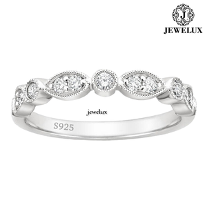 Anillo de Plata 925 con Zafiro para Mujer, Corte Pera, Engaste Pavé, Anillo de Compromiso Romántico con Gema en Forma de Gota de Agua, de la India, Alta Demanda - Product Image 3