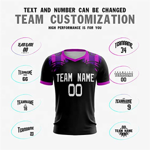 Maillot de football rétro de qualité supérieure, respirant, en mélange polyester/coton, uniforme de football anti-humidité, logo et nom personnalisables - Product Image 2