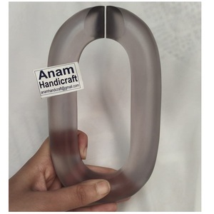 Customized Anam Handicraft Modern Acrylic Vertical Chain Functional Wall Accents Handmade <b>Ornamental</b> Hanging Home Ramadan Diwali - Product Image 1