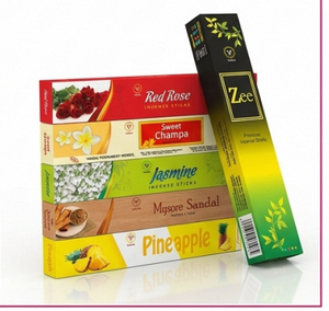 Combo de parfums Zee Premium, bâtonnets d'encens aux parfums variés, bâtonnets en papier aromatiques indiens, utilisables toute l'année - Product Image 5