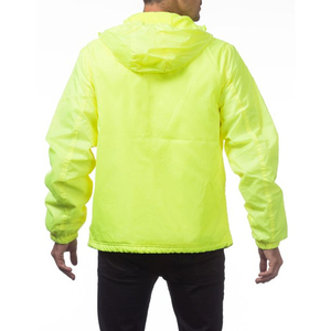 Chaqueta Cortavientos Clásica Impermeable y Transpirable de Secado Rápido con Capucha para Hombre, Tallas Grandes, Colección High Street - Product Image 4