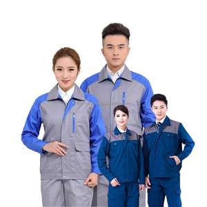Personalizar diseño uniformes trabajadores eléctricos estilo conjunto ropa de trabajo para fábrica más tamaño soldador traje ropa-FMF fábrica uniforme - Product Image 3