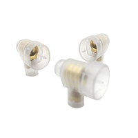 Connecteur de câble ELMAK à vis simple/double, câbles 3 x 6 mm2, tête à vis combinée Phillips/plat, matériau PC ignifuge transparent