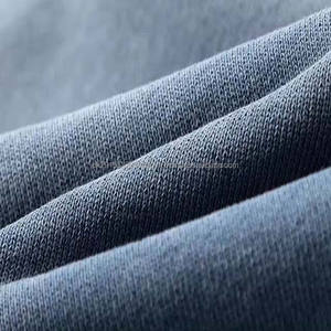 เสื้อสเวตเตอร์คอกลมแขนยาวสำหรับผู้ชายผ้าคอตตอน360Gsm วินเทจไซส์ใหญ่พิเศษซักกรดแบบปักลายสำหรับฤดูหนาว - Product Image 5