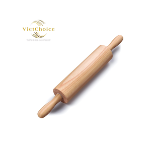 Competitive Price Direct Eco-Friendly Wooden <b>Rolling</b> Pin 48cm Tree Pattern Baking <b>Tools</b> for Dishwasher & Oven Safe Vietchoice - Product Image 1