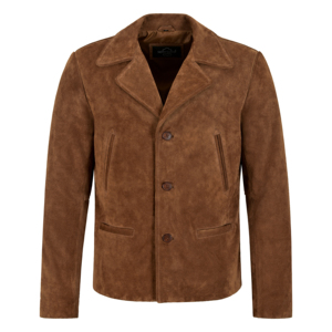 Veste en daim de vache 100% authentique sur mesure pour homme, blazer classique à col, couleurs personnalisées, marque privée, fabricant en gros - Product Image 6