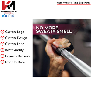 Premium Weightlifting Grip Pad Men Women Gym Anti Slip Deadlift <b>Training</b> Pads OEM Supplier - Product Image 6