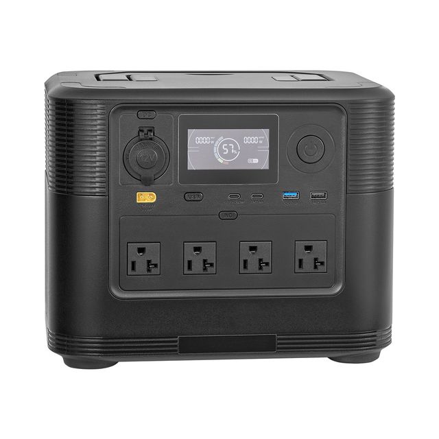 Portable 1800W Power Station 1008Wh LiFePO4 Solar Generator with 9 Output Ports Home Emergency Battery Backup