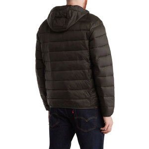 High Quality Men's Duck Down Puffer Jacket Waterproof Windproof <b>Zip</b> <b>Up</b> Casual Winter Outerwear Shiny Polyester Wadding Jacket - Product Image 4
