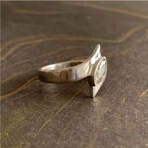 Simple Trendy <b>Crystal</b> <b>Ring</b> Handcrafted In Sterling Silver 925 for Daily & Occasional Wear Jewelry Accessories - Product Image 3