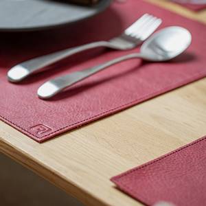Vegetable Tanned Real Leather Placemat Special Purpose Bags & Cases Heat Proof Genuine Leather Dining Table Decor <b>Mat</b> LPM-0202 - Product Image 4