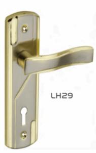 Serrure de porte extérieure anti-corrosion à levier de designer en fer pour portail - Product Image 3