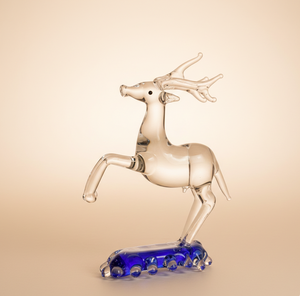 Renos de Estilo Tradicional en Vidrio Blanco con Acabado Brillante de 4-4.9 Pulgadas para Uso en Interiores de Sala de Estar - Product Image 1