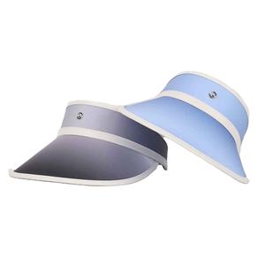 Visière de protection solaire de haute qualité avec impression numérique dégradée, patch métallique, pour adultes, été - Product Image 3