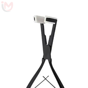 Alicates para Extensiones de Cabello, Herramienta Metálica para Instalación y Extracción, Mango Negro - Product Image 3