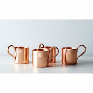 Handcrafted Moscow Mule Copper Mugs Vintage Antique Finish Pure Copper Beer Mule Mug Custom Cocktail <b>Metal</b> Drinkware Cups - Product Image 5