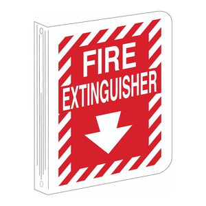 Señal de Extintor de Incendios Resistente al Calor Brady, Señal de Seguridad Interior/Exterior para Instalaciones - Product Image 1