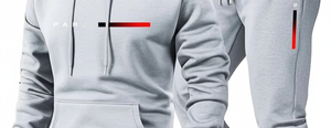 Nouveauté 2025 – Ensembles de survêtements sportifs unisexe en tricot imprimé avec capuche, pantalon long, pour l'extérieur, collection automne/hiver, tendance - Product Image 4