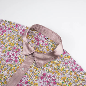 Chemises florales pour hommes OEM, petites tailles, en pur coton, douces pour la peau - Product Image 4