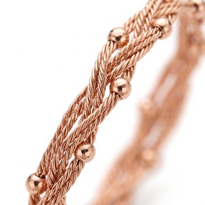 Women's Baguette Diamond <b>Bracelet</b> Bangle Synthetic (Lab Grown) IGI Certified Elegant Luxurious Jewelry Accessory 14K Yellow Gold - Product Image 4