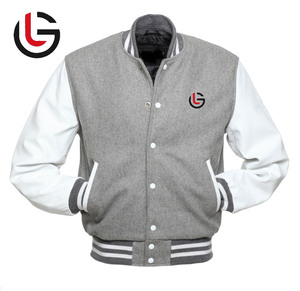 Hot Selling Men's Plus Size Embroidered Windproof Varsity Baseball Jackets Custom Stand Collar Autumn Coats Wholesale College - Product Image 3
